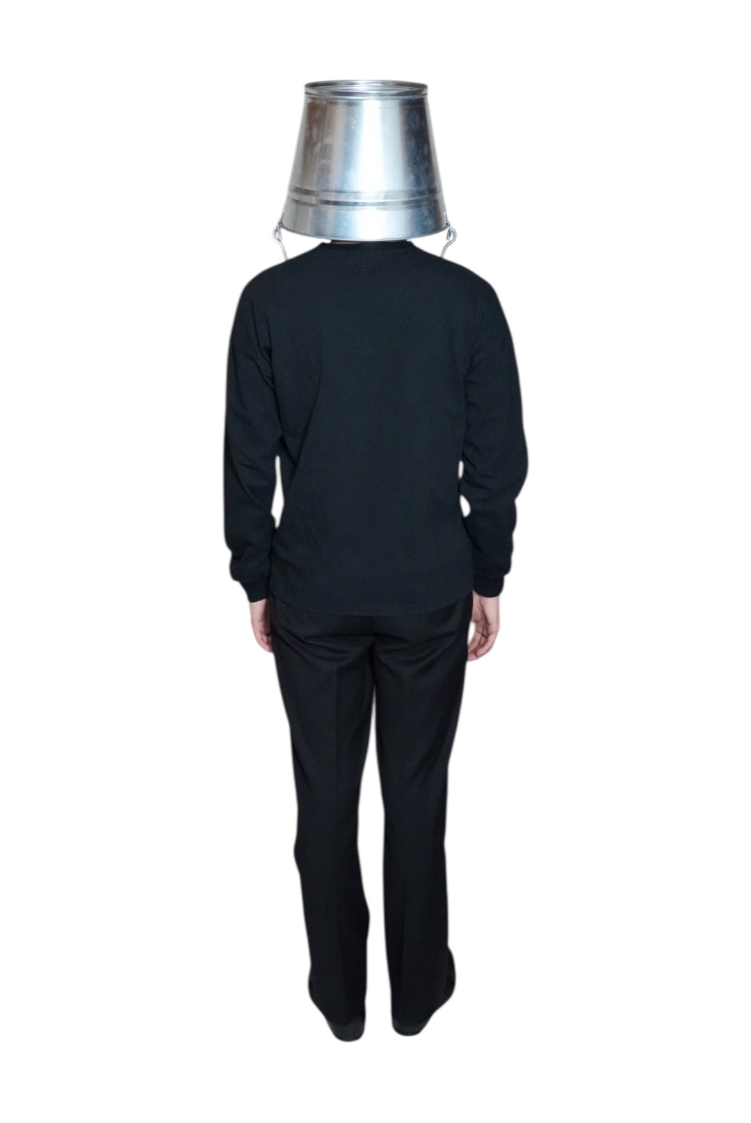 "BOTTEGA VENETA" INTRECCIATO LEATHER PATCH CREW NECK LONG T-SHIRT