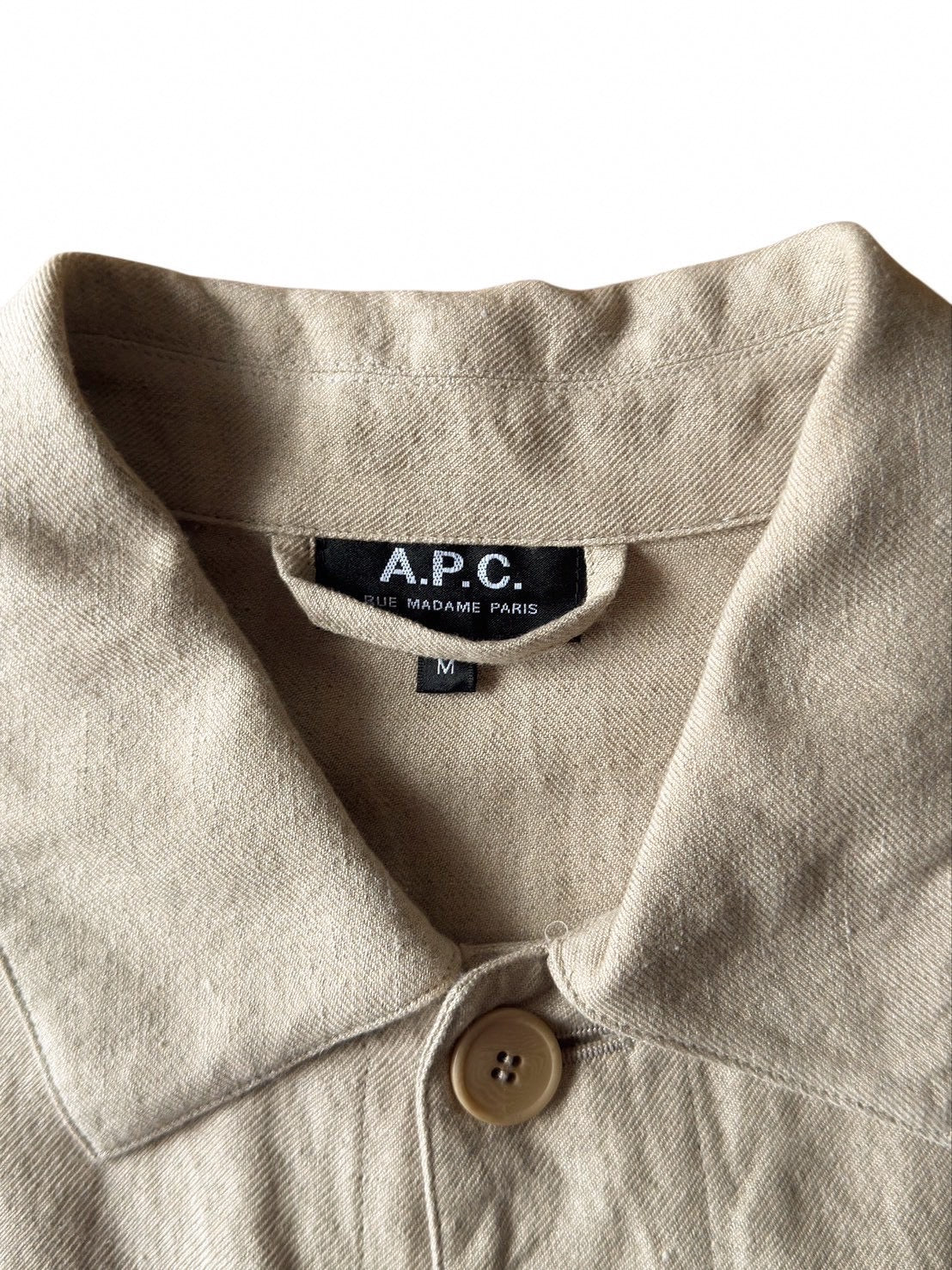 "A.P.C" LINEN SHIRT JACKET