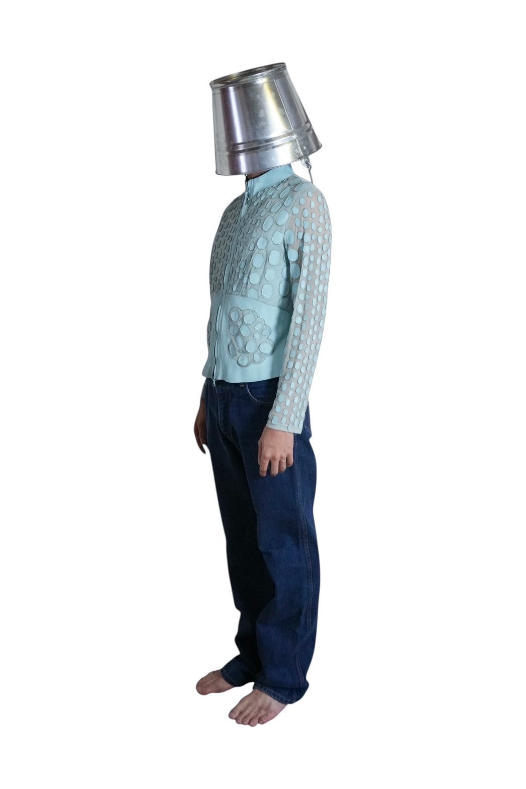 LEATHER MESH DOCKING JACKET – joke