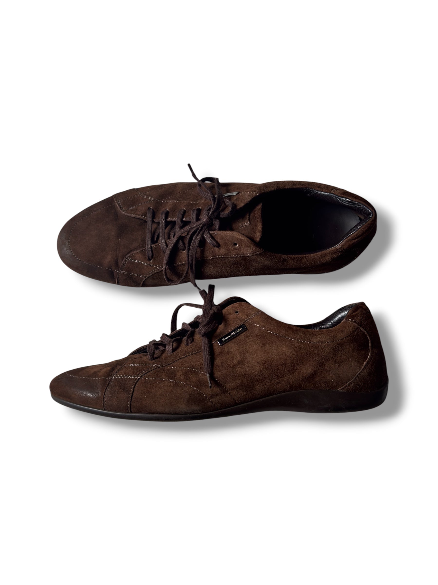 "ERMENEGILDO ZEGNA" SUEDE FLAT SHOES