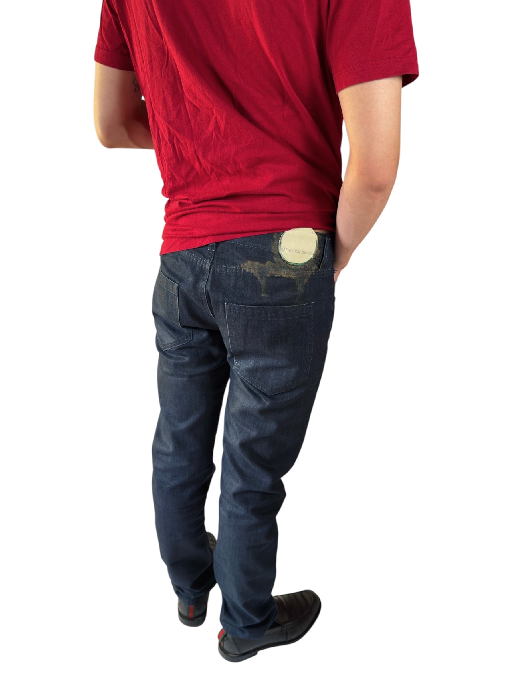 "RAF BY RAF SIMONS" DENIM PANTS