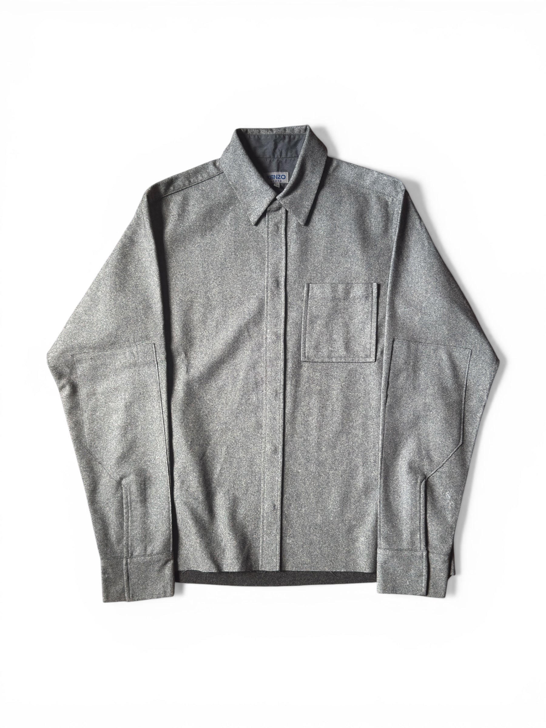 "KENZO HOMME" SNAP SHIRT