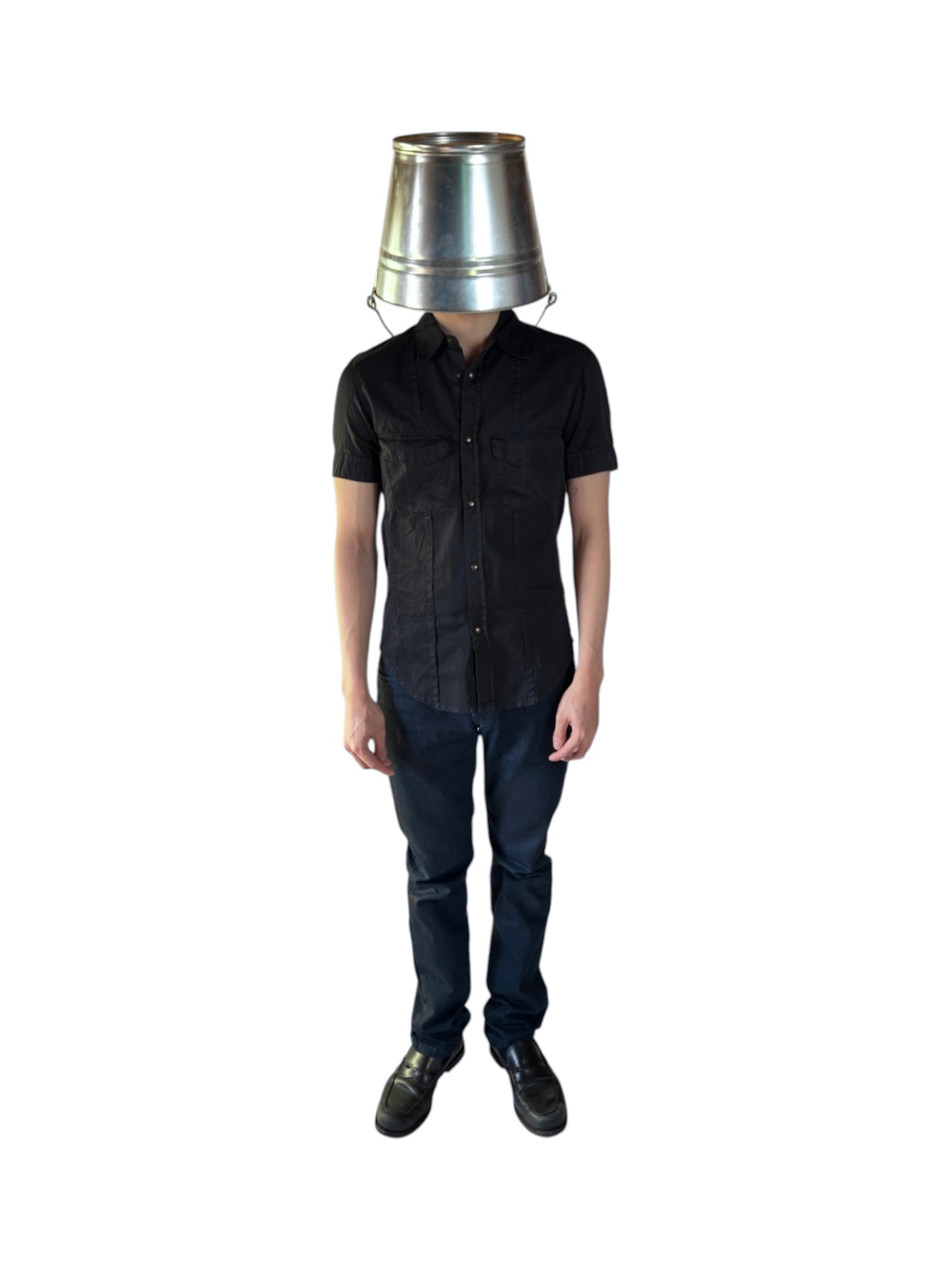 "NEIL BARRETT" SNAP SHIRT