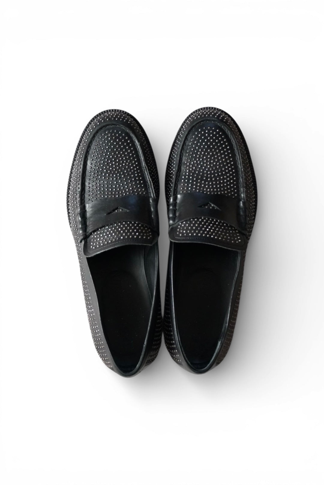 LATE 00s "EMPORIO ARMANI" STUDDED LOAFERS