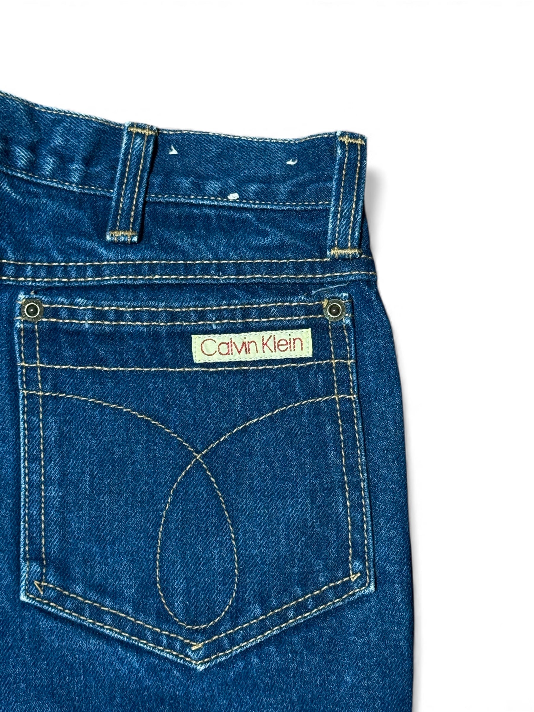 90s "Calvan Klein" Blue denim pants