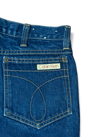 90s "Calvan Klein" Blue denim pants