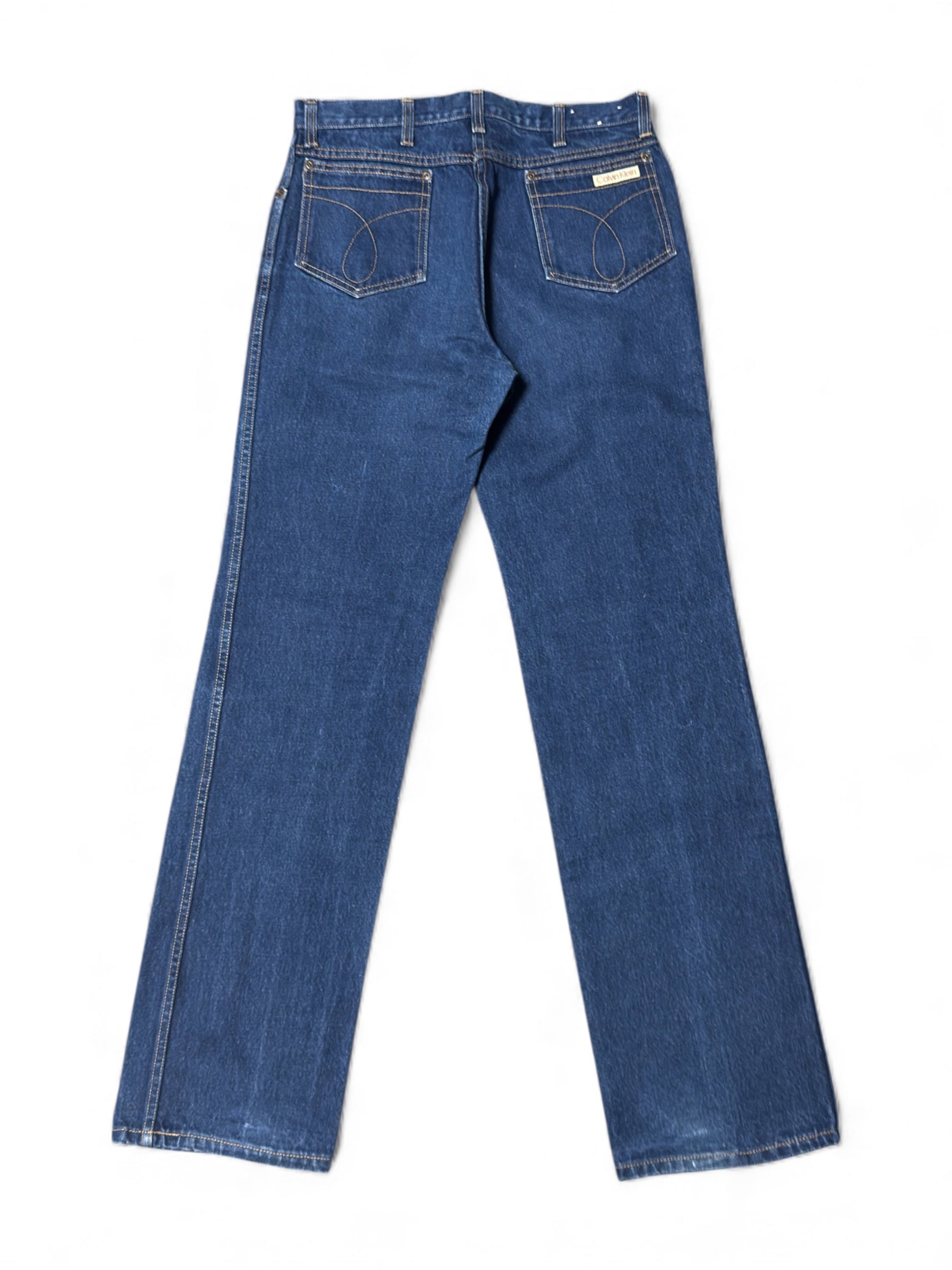 90s "Calvan Klein" Blue denim pants