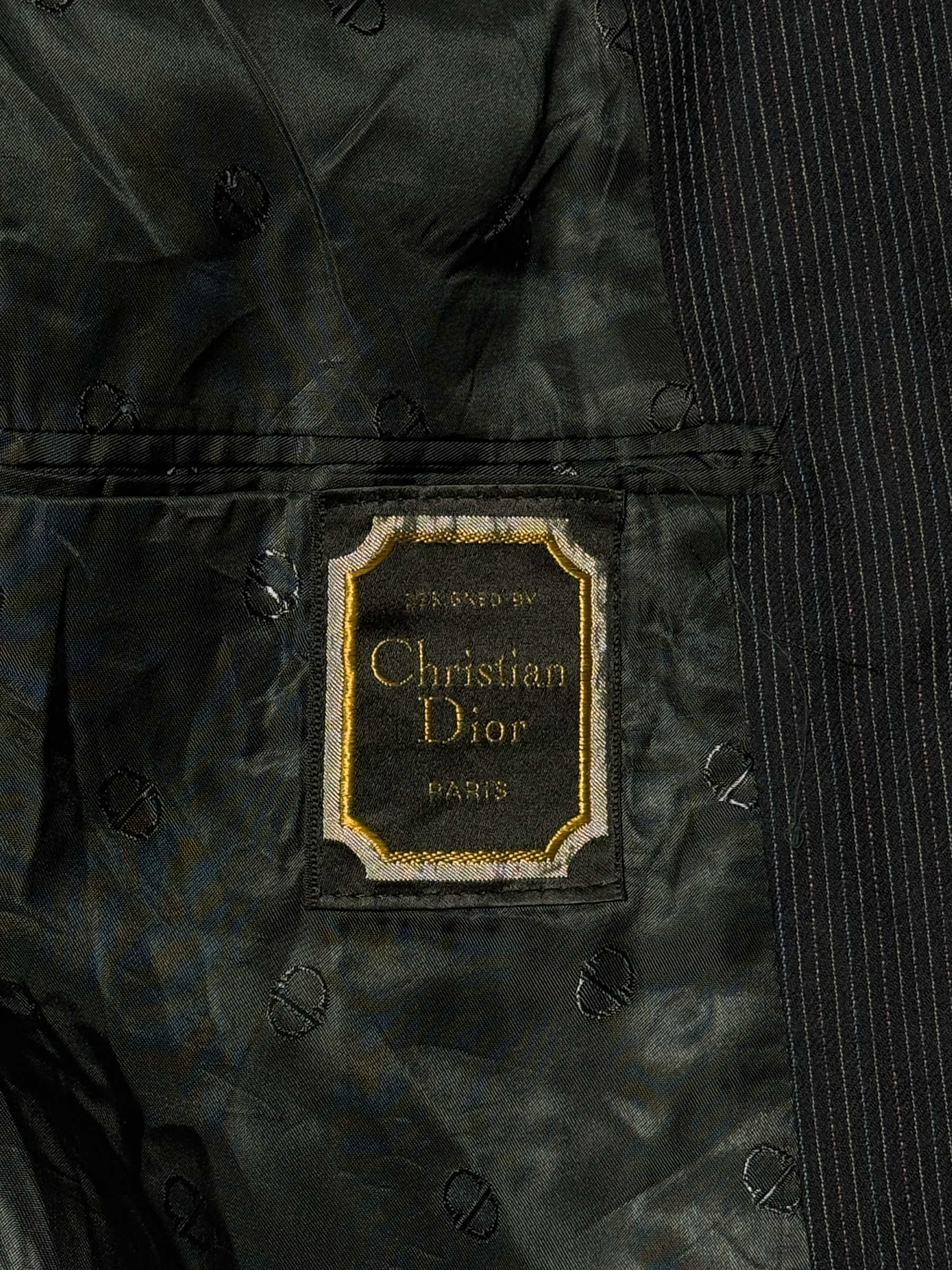"CHRISTIAN DIOR" SINGLE TAILORED JACKET