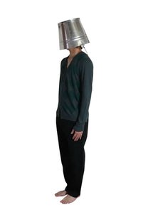 "AGNES B. HOMME" CHECK CARDIGAN