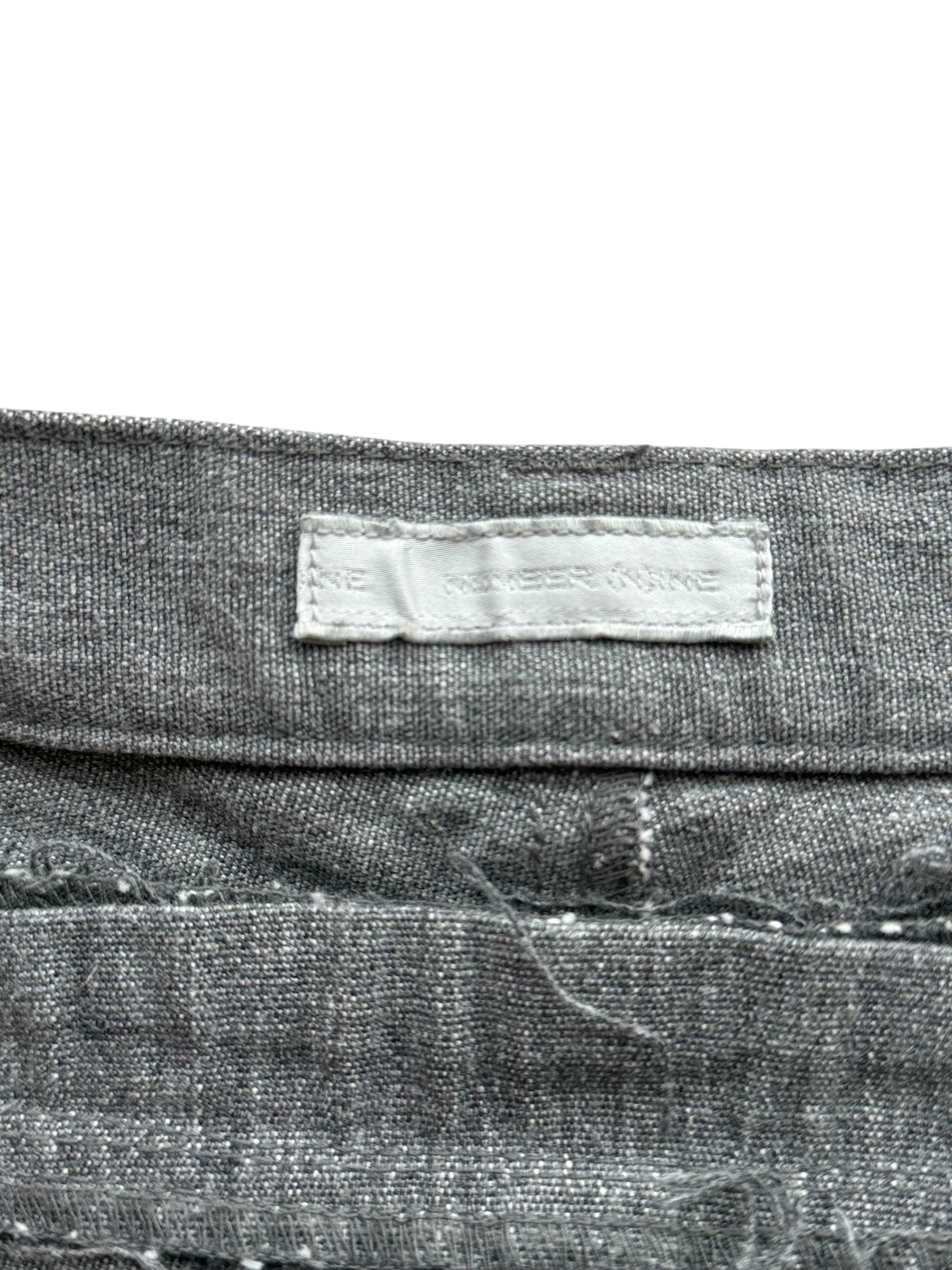 02AW "NUMBER NINE" BUSH PANTS