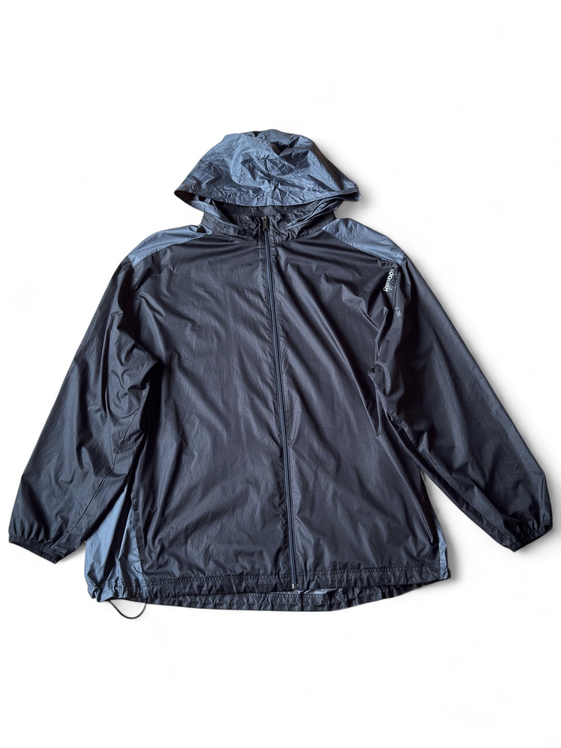 00s "REEBOK" NYLON HOODED JACKET