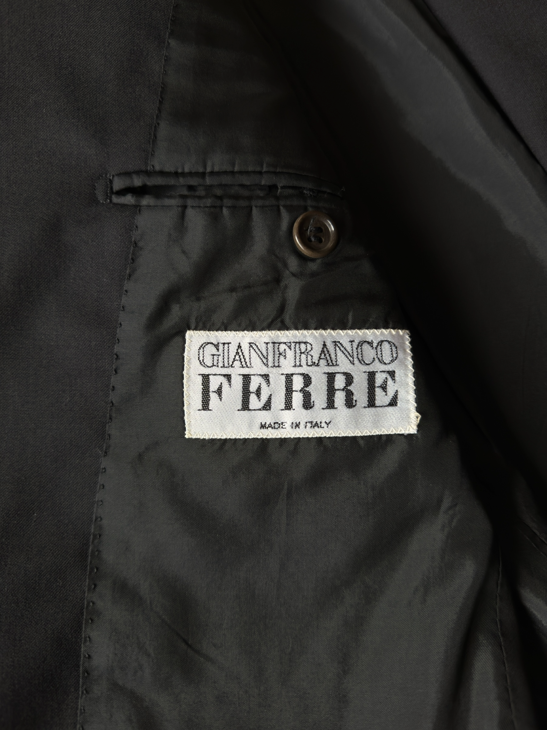 "GIANFRANCO FERRE" VIRGIN WOOR  TAILORED JACKET