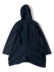 "GOMME" FLEECE DOCKING WOOL COAT